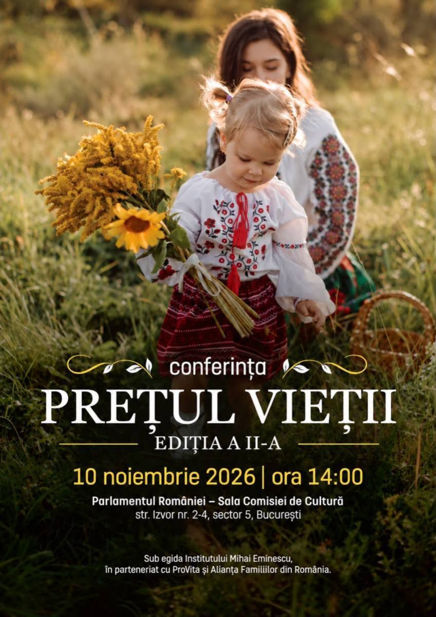 Conferința „Prețul Vieții” la București, Palatul Parlamentului