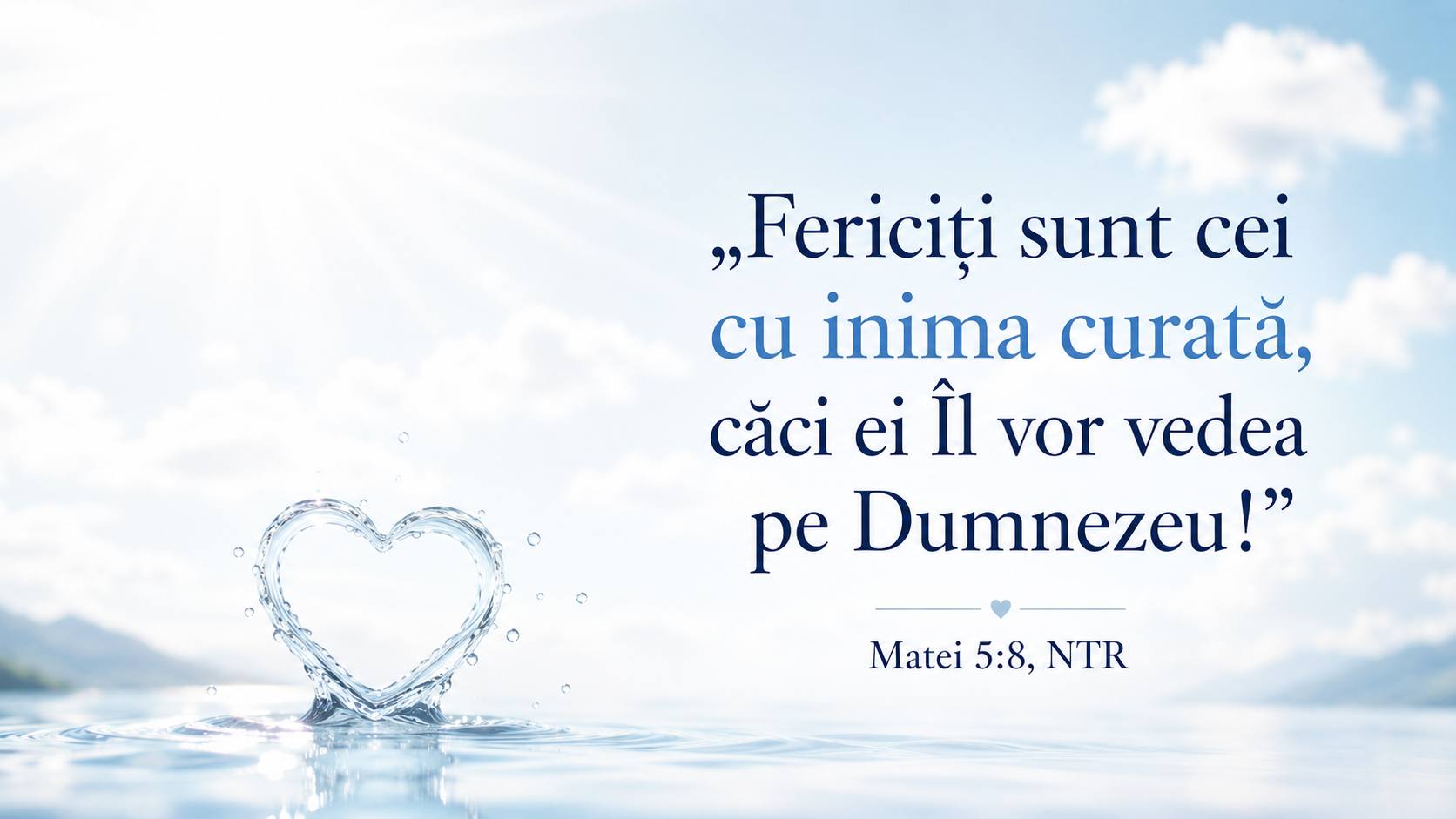 DEVOȚIONAL: Este inima ta pură?