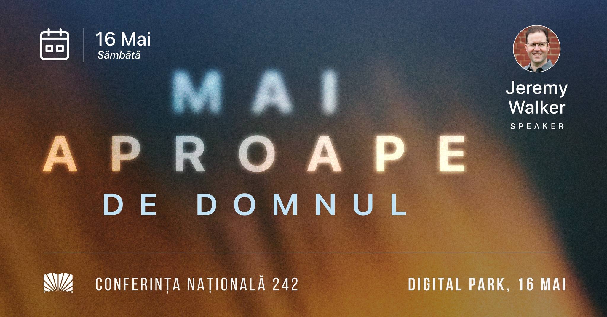 Conferința Națională: „Mai aproape de Domnul” la Chișinău, Republica Moldova