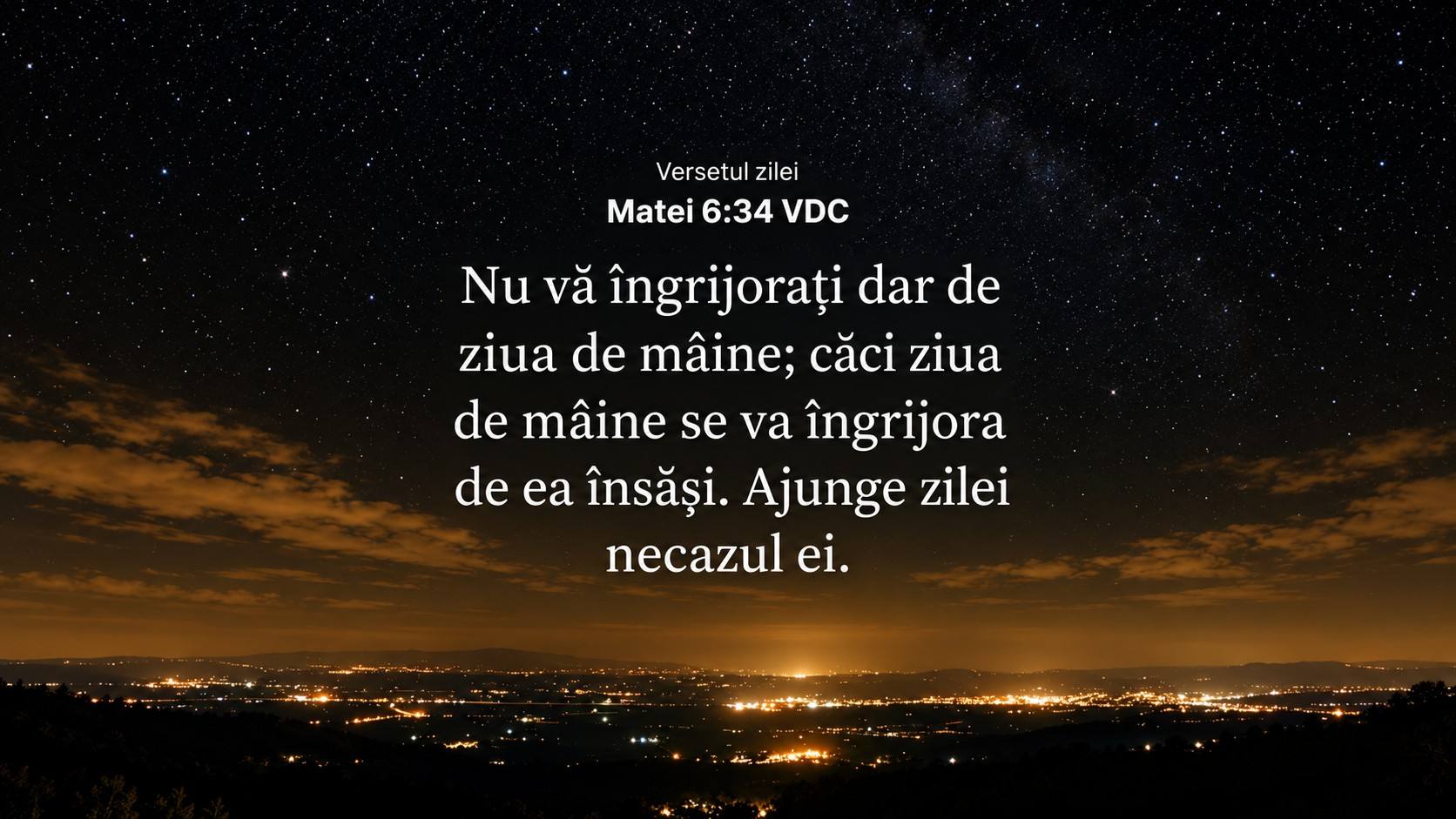 DEVOȚIONAL: Încrede-te înainte să te îngrijorezi