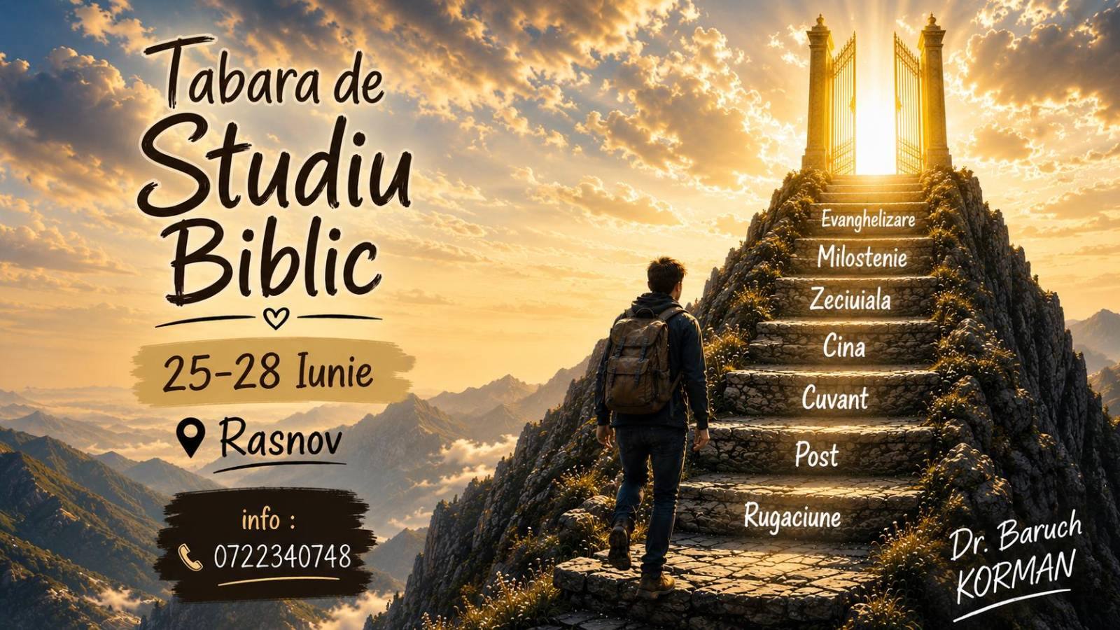 Tabără de studiu biblic intensiv la Râșnov, organizată de Asociația Love Israel România