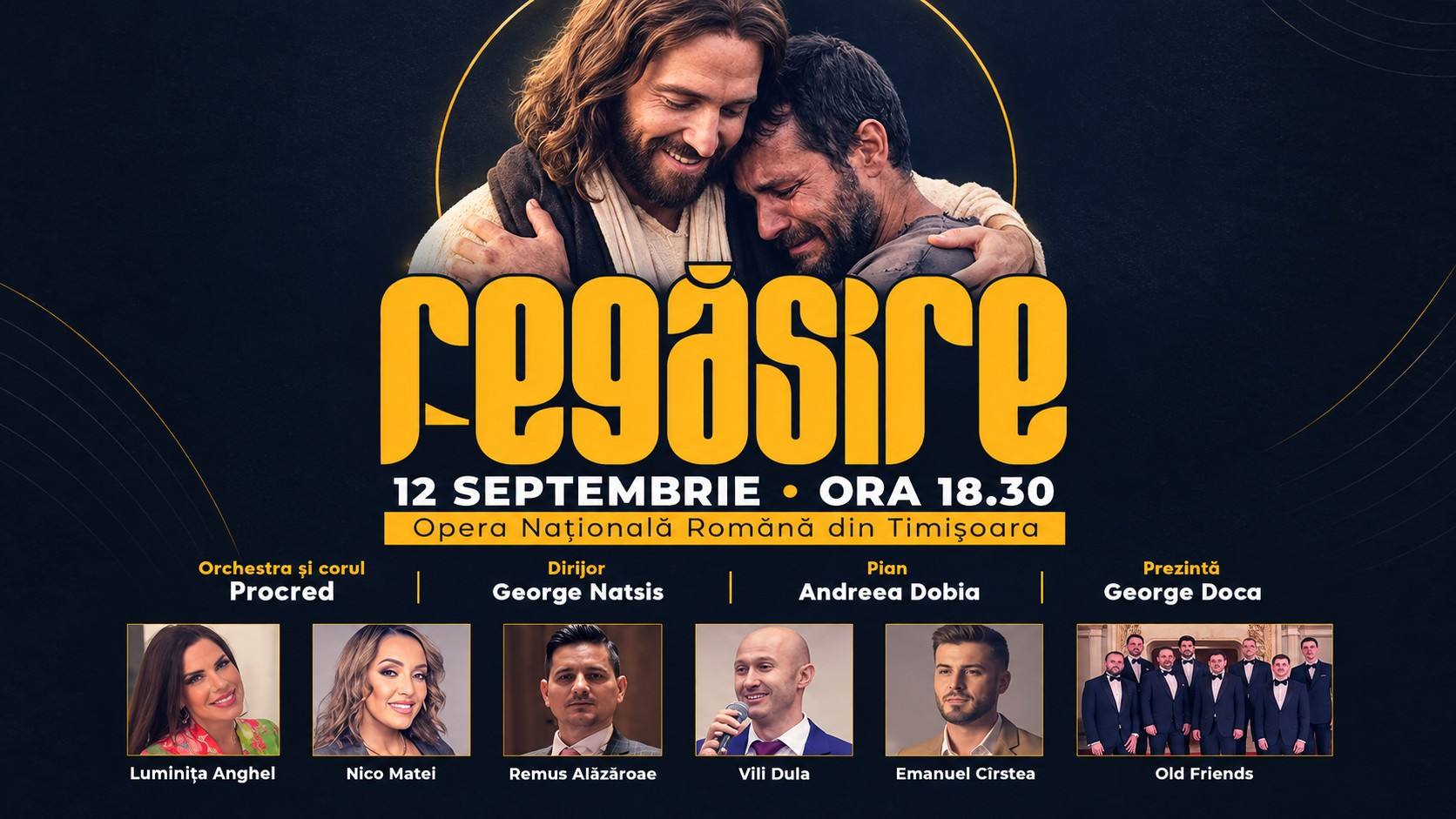 „Regăsire” – concert Procred Music la Opera Națională Română din Timișoara