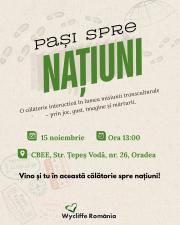 Pași spre națiuni - o experiență inedită Wycliffe România