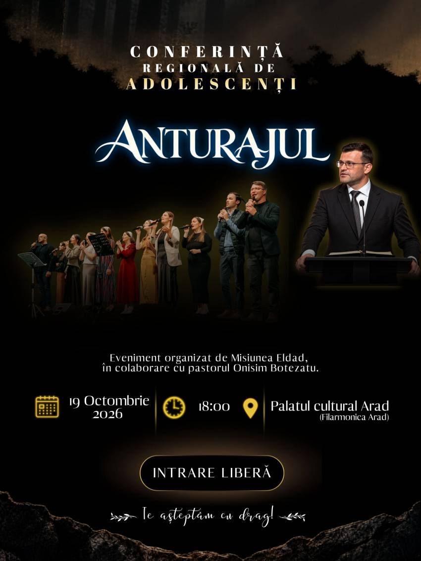 Conferință Regională pentru Adolescenți la Palatul Cultural Arad