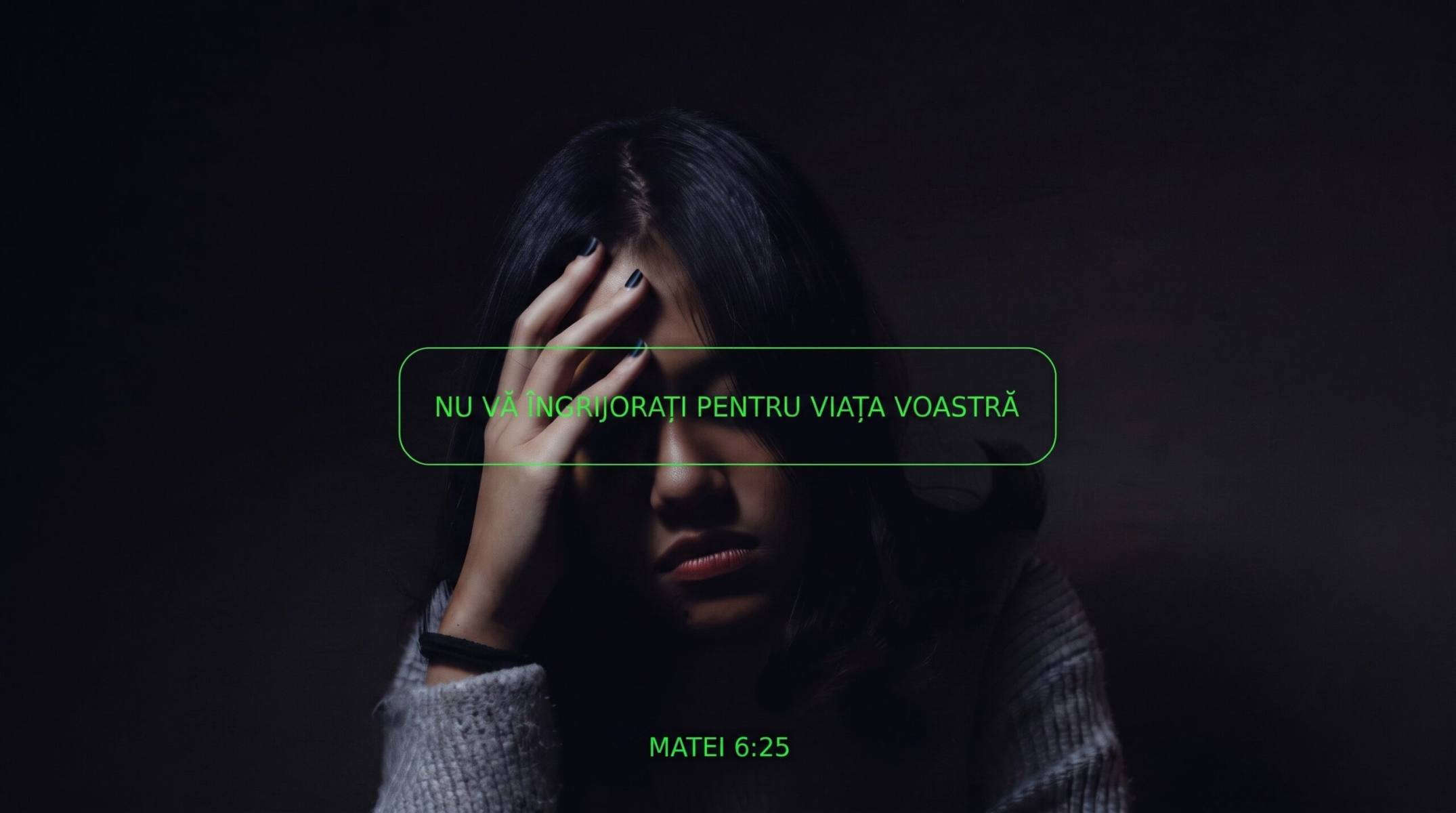 DEVOȚIONAL: Nu te gândi prea mult la asta