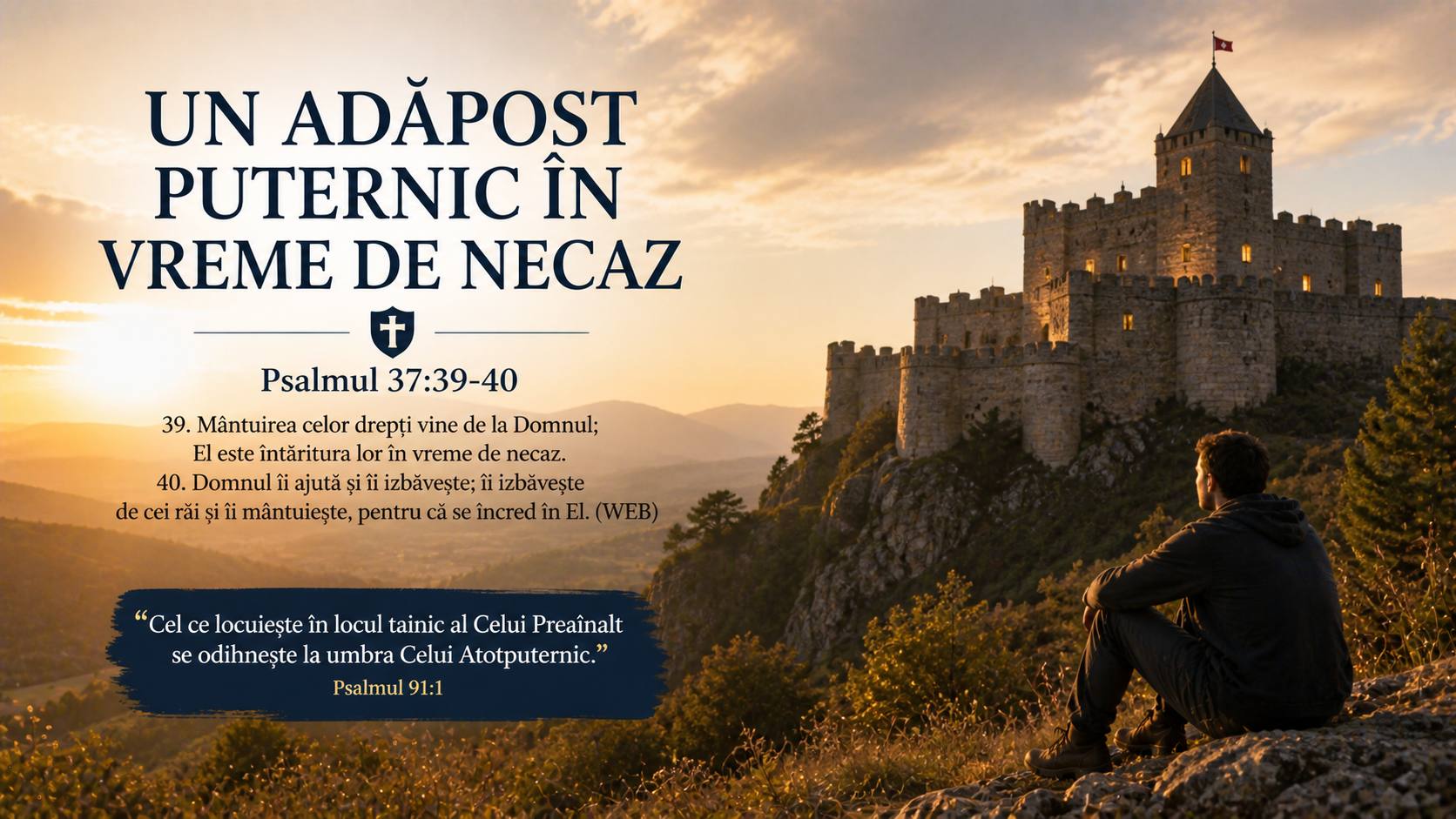 DEVOȚIONAL: Un turn de scăpare în vreme de necaz