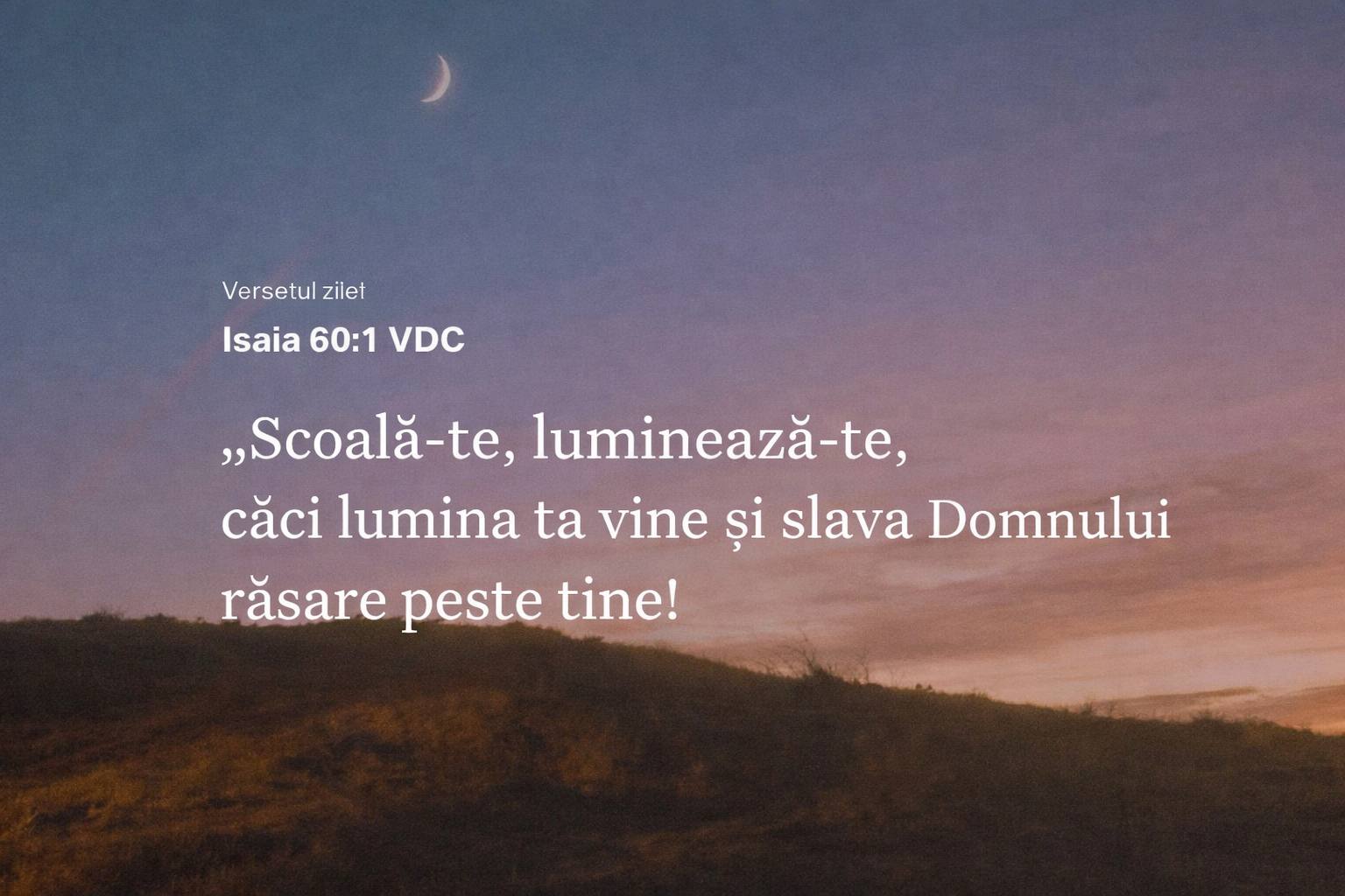 DEVOȚIONAL: O Lumină mai mare